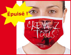 Masque Covid Crevez tous